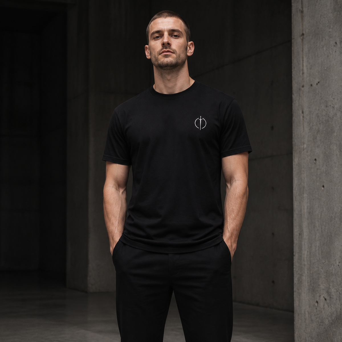Essential Collection Tee - Obsidian