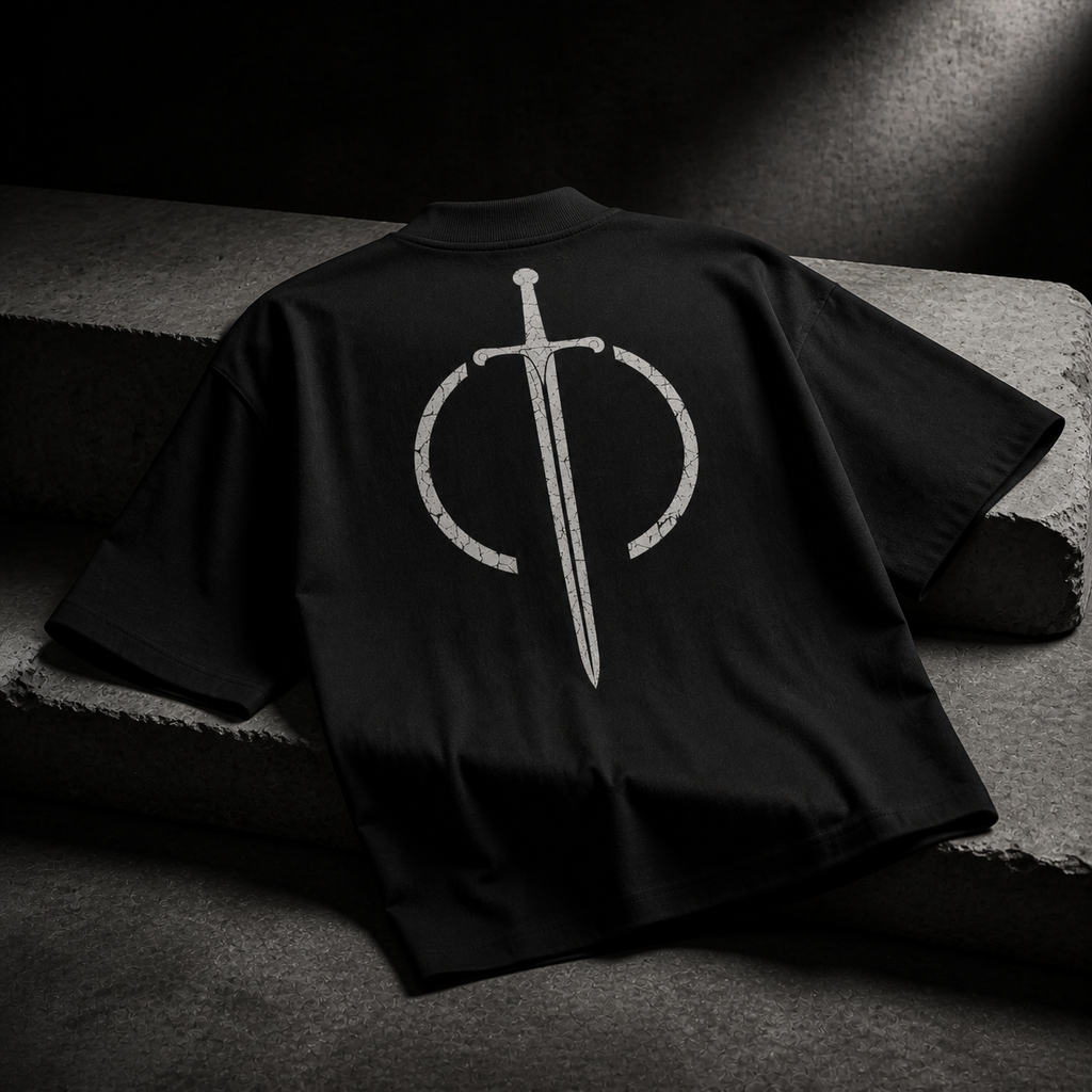 Oversized High-Neck Tee