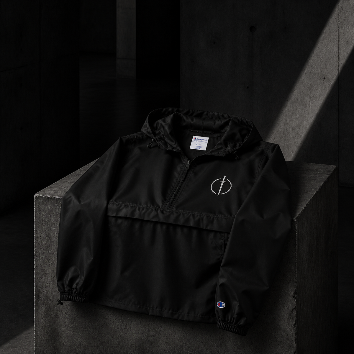 Essential Collection Windbreaker - Obsidian